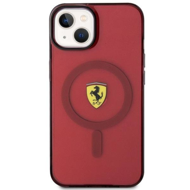 Dėklas Ferrari Translucent Magsafe FEHMP14SURKR iPhone 14 Raudonas 2