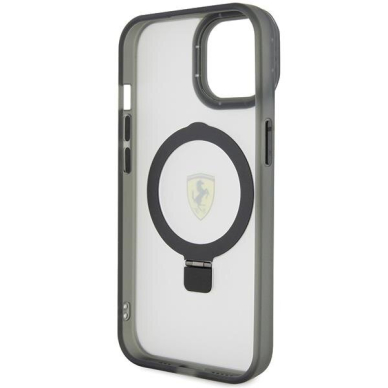 Originalus dėklas Ferrari FEHMP15SUSCAH iPhone 15 6.1  Permatomas hardcase Ring Stand 2023 Collection MagSafe 6