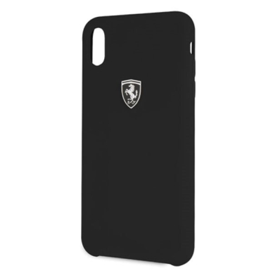 Originalus Ferrari Dėklas Nugarėlė Feosihci65Bk Iphone Xs Max Juodas Silicone Off Track 2