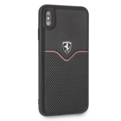 Originalus Ferrari Dėklas Nugarėlė Feovehci65Bk Iphone Xs Max Juodas Off Track Victory 4