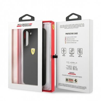 Dėklas Ferrari Hardcase FESSIHCS21FBK Samsung Galaxy S21 FE G990 Juodas 7