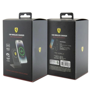 Ferrari nice. induction FEMFBMALK 15W black/black 2023 Collection MagSafe 2