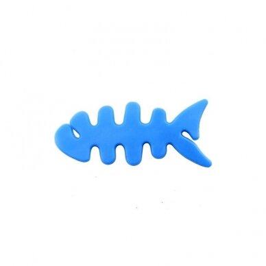 Fish-shaped headphone Kabelis wrap - blue