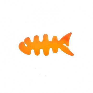 Fish-shaped headphone Kabelis wrap - orange