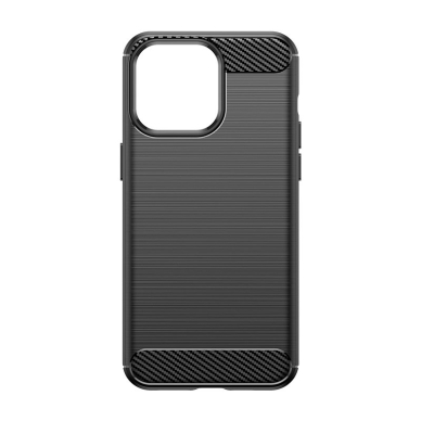 Dėklas Flexible carbon pattern iPhone 15 Pro - Mėlynas 1