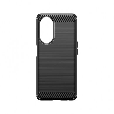 Dėklas Flexible case carbon dėklas skirta Oppo A98 5G Carbon Case - Juodas 3