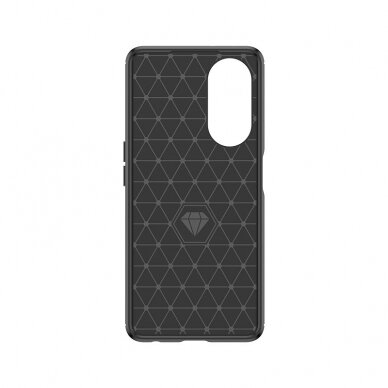 Dėklas Flexible case carbon dėklas skirta Oppo A98 5G Carbon Case - Juodas 4