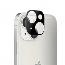 [Užsakomoji prekė] Plėvelė kamerai iPhone 13 / 13 Mini - Techsuit Full Camera Glass - Juodas BVC439