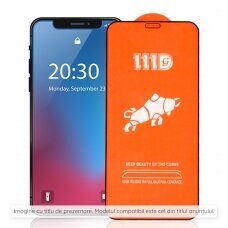 [Užsakomoji prekė] Apsauginis stikliukas Honor Magic5 Lite - Techsuit 111D Full Cover / Full Glue Glass / 3D Curved Screen - Juodas