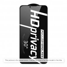 [Užsakomoji prekė] Apsauginis stikliukas iPhone 15 Pro Max - Lito HD Privacy - Juodas