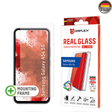 [Užsakomoji prekė] Grūdintas stikliukas Samsung Galaxy A54 - Displex Real Glass + Case - Skaidrus