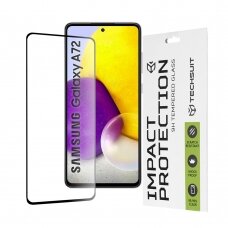 [Užsakomoji prekė] Ekrano apsauga skirta Samsung Galaxy A72 4G / A72 5G - Techsuit 111D Full Cover / Full Glue Glass - Juodas