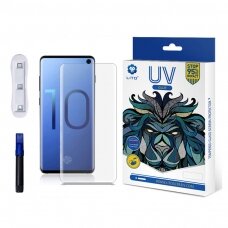 [Užsakomoji prekė] Apsauginis stikas Samsung Galaxy S10 - Lito 3D UV Glass - Skaidrus