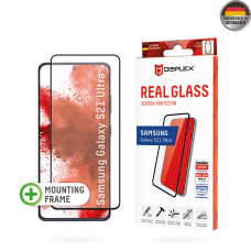 [Užsakomoji prekė] Grūdintas stikliukas Samsung Galaxy S21 Ultra 5G - Displex Real Glass 3D - Skaidrus