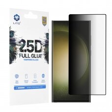 [Užsakomoji prekė] Apsauginis stikliukas Samsung Galaxy S23 Plus - Lito 2.5D FullGlue Glass - Privacy