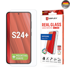 [Užsakomoji prekė] Grūdintas stikliukas Samsung Galaxy S24 Plus - Displex Real Glass + Case - Skaidrus