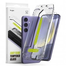 [Užsakomoji prekė] Apsauginis stikliukas Samsung Galaxy S24 (set 2) - Ringke Easy Slide Tempered Glass - Permatomas