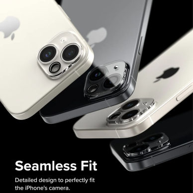 [Užsakomoji prekė] Kameros apsauga iPhone 15 / 15 Plus (2vnt) - Ringke Camera Protector Glass - Skaidrus 1