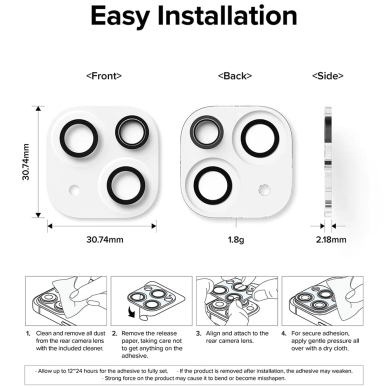 [Užsakomoji prekė] Kameros apsauga iPhone 15 / 15 Plus (2vnt) - Ringke Camera Protector Glass - Skaidrus 6