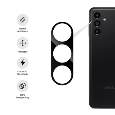 [Užsakomoji prekė] Plėvelė kamerai Samsung Galaxy A14 5G - Techsuit Full Camera Glass - Juodas  3