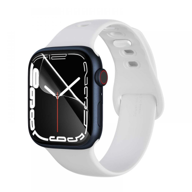 [Užsakomoji prekė] Ekrano apsauga skirta Apple Watch 4 / 5 / 6 / SE / 7 / 8 / 9 (44mm / 45mm) (3vnt) - Spigen Neo Flex - permatomas 1