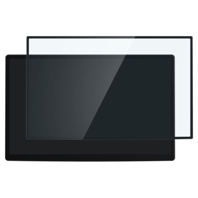 [Užsakomoji prekė] Ekrano apsauga skirta Display Auto Tesla Model X 2022 / Model S 2021 - Spigen Glas.TR EZ-FIT- Juodas 4