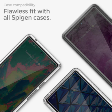 [Užsakomoji prekė] Apsauginis stikliukas Google Pixel 8 Pro (set 2) - Spigen Glas.TR Align Master - Permatomas 4