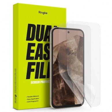 [Užsakomoji prekė] Apsauginis stikliukas Google Pixel 8a (set 2) - Ringke Dual Easy Full - Permatomas