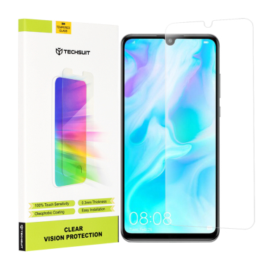 [Užsakomoji prekė] Ekrano apsauga skirta Huawei P30 Lite / P30 Lite New Edition - Techsuit permatomas Vision Glass - permatomas