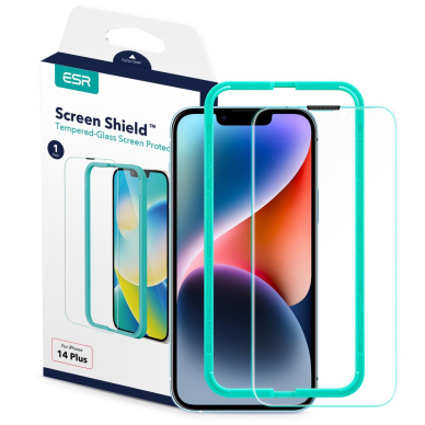 [Užsakomoji prekė] Ekrano apsauga skirta iPhone 13 Pro Max / iPhone 14 Plus - ESR Screen Shield - permatomas