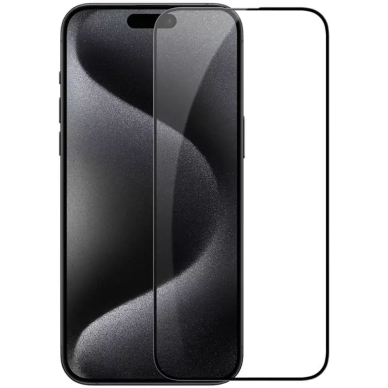 [Užsakomoji prekė] Apsauginis stikliukas iPhone 15 Pro Max - Nillkin CP+PRO - Juodas