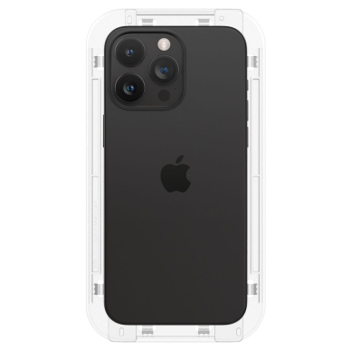 [Užsakomoji prekė] Apsauginis stikliukas iPhone 15 Pro (2vnt) - Spigen Glas.TR EZ FIT - Skaidrus 6