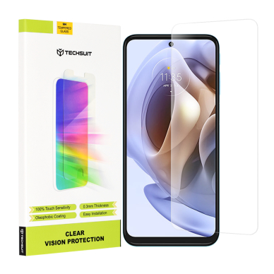 [Užsakomoji prekė] Ekrano apsauga skirta Motorola Moto G31 / Moto G41 / Moto G71 5G / Moto G62 5G - Techsuit permatomas Vision Glass - permatomas TMT774