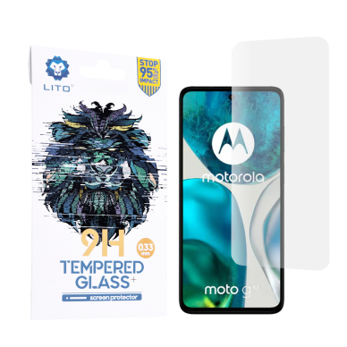 Akcija! Ekrano apsauga skirta Motorola Moto G52 4G / G82 5G - Lito 2.5D Classic Glass - permatomas