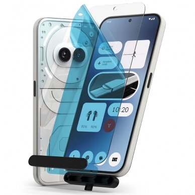 [Užsakomoji prekė] Apsauginis stikliukas Nothing Phone (2a) - Ringke Cover Display Tempered Glass - Permatomas 1