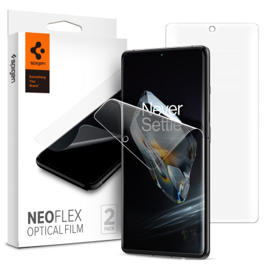 [Užsakomoji prekė] Apsauginis stikliukas OnePlus 12 (set 2) - Spigen Neo Flex - Permatomas