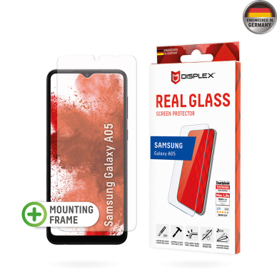 [Užsakomoji prekė] Grūdintas stikliukas Samsung Galaxy A05 - Displex Real Glass 2D - Skaidrus