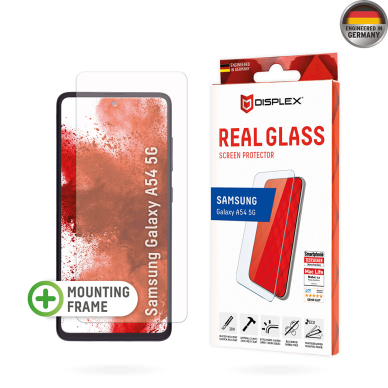 [Užsakomoji prekė] Grūdintas stikliukas Samsung Galaxy A54 - Displex Real Glass 2D - Skaidrus