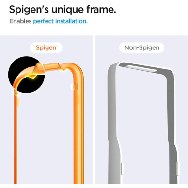 [Užsakomoji prekė] Ekrano apsauga skirta Samsung Galaxy A54 (2vnt) - Spigen Glass.TR Align Master - permatomas  6