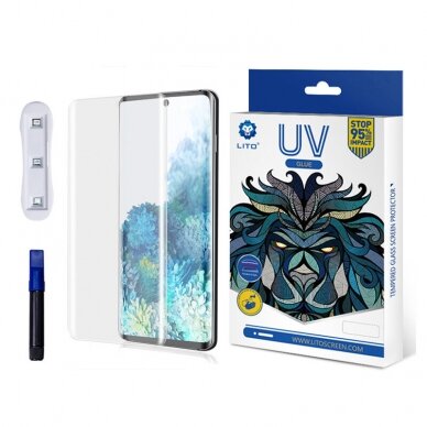 [Užsakomoji prekė] Ekrano apsauga skirta Samsung Galaxy S20 4G / S20 5G - Lito 3D UV Glass - permatomas