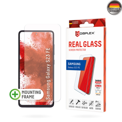 [Užsakomoji prekė] Grūdintas stikliukas Samsung Galaxy S23 FE - Displex Real Glass 2D - Skaidrus