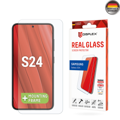 [Užsakomoji prekė] Grūdintas stikliukas Samsung Galaxy S24 - Displex Real Glass 2D - Skaidrus