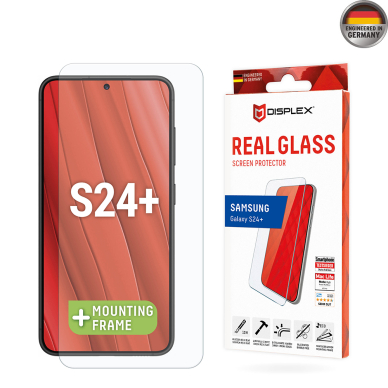 [Užsakomoji prekė] Grūdintas stikliukas Samsung Galaxy S24 Plus - Displex Real Glass 2D - Skaidrus