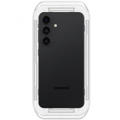 [Užsakomoji prekė] Apsauginis stikliukas Samsung Galaxy S24 (set 2) - Spigen Glas.TR EZ FIT - Permatomas 2