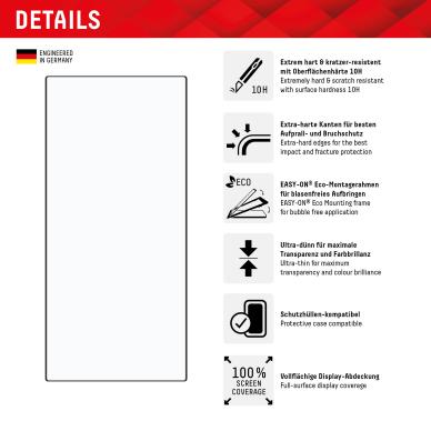 [Užsakomoji prekė] Grūdintas stikliukas Samsung Galaxy S24 Ultra - Displex Real Glass Full Cover - Juodas 1