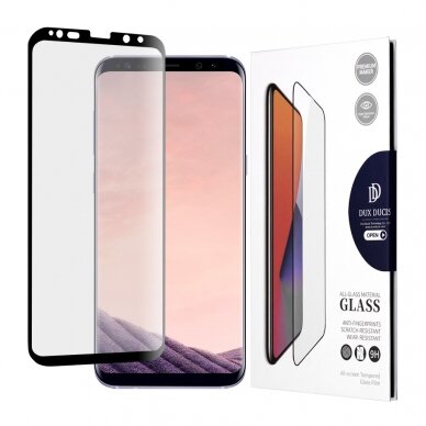 [Užsakomoji prekė] Ekrano apsauga skirta Samsung Galaxy S8 Plus - Dux Ducis Tempered Glass - Juodas