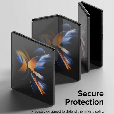 [Užsakomoji prekė] Ekrano apsauga skirta Samsung Galaxy Z Fold4 - Ringke Dual Easy Full - permatomas 4