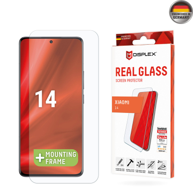 [Užsakomoji prekė] Grūdintas stikliukas Xiaomi 14 - Displex Real Glass 2D - Skaidrus