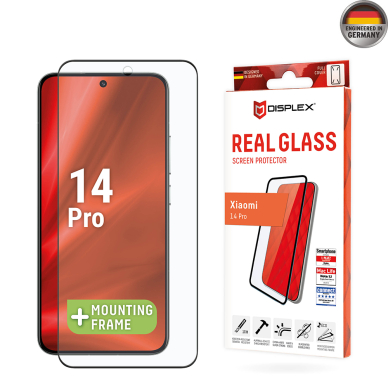 [Užsakomoji prekė] Grūdintas stikliukas Xiaomi 14 Pro / 14 Ultra - Displex Real Glass 3D - Skaidrus