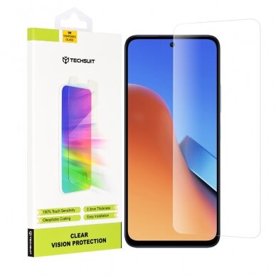 [Užsakomoji prekė] Apsauginis stikliukas Xiaomi Redmi 12 4G / 12 5G - Techsuit Clear Vision Glass - Permatomas